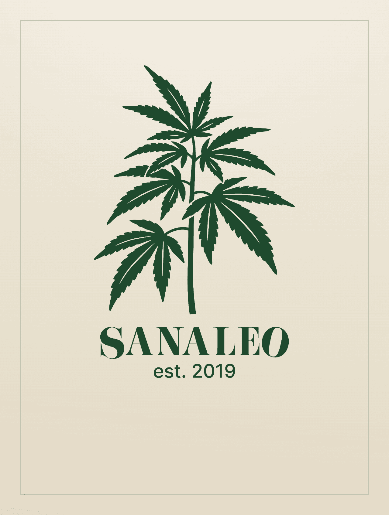 SANALEO Hanfblatt-Logo, gegründet 2019