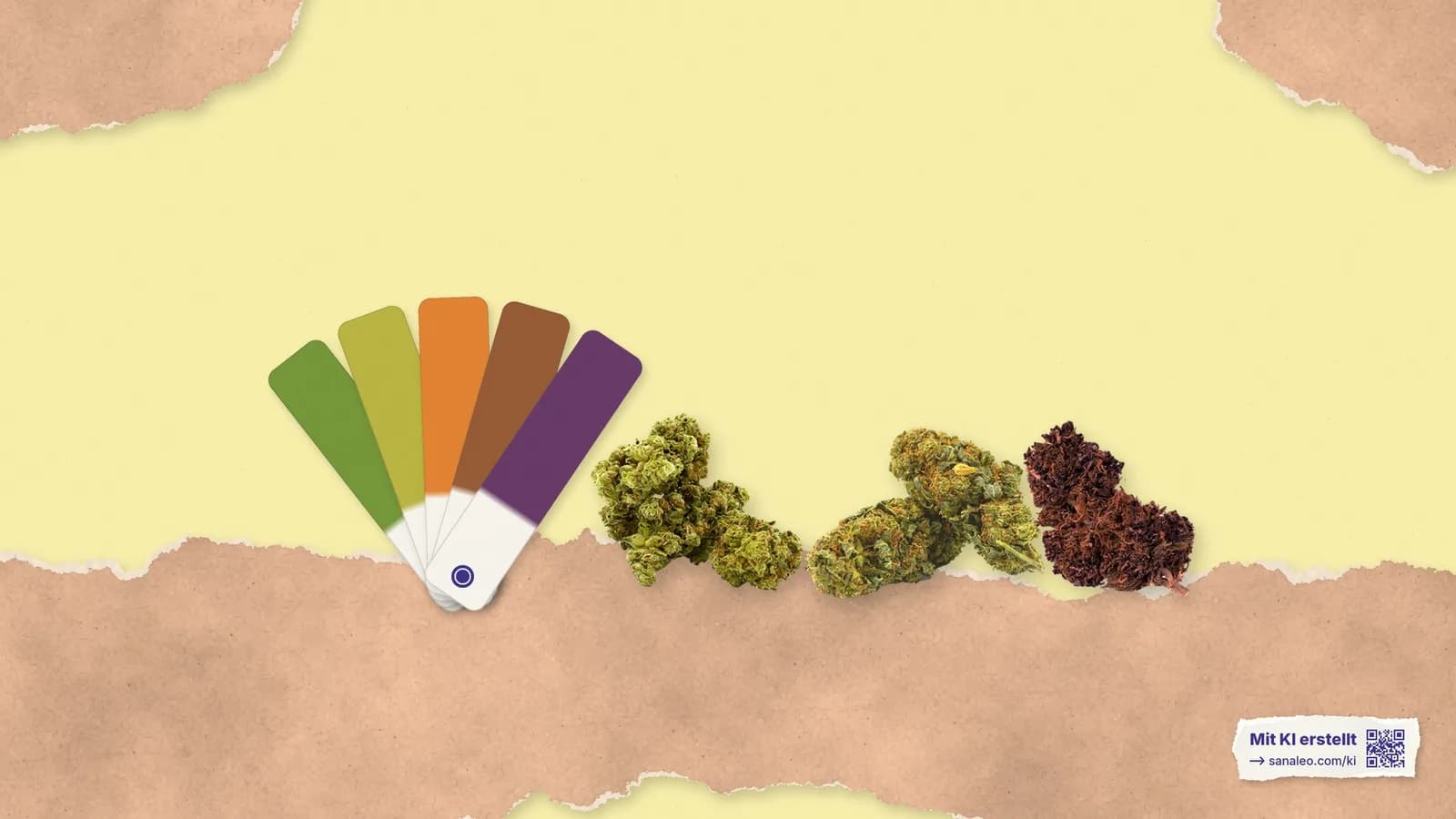 Hanfblüten braun, lila oder grau: Was die Farbe einer CBD-Blüte verrät
